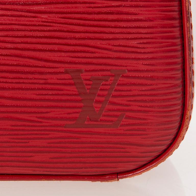 LOUIS VUITTON Red Epi Jasmine Bag.