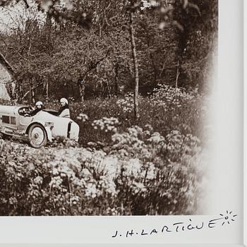 Jacques-Henri Lartigue, fotografi signerad.