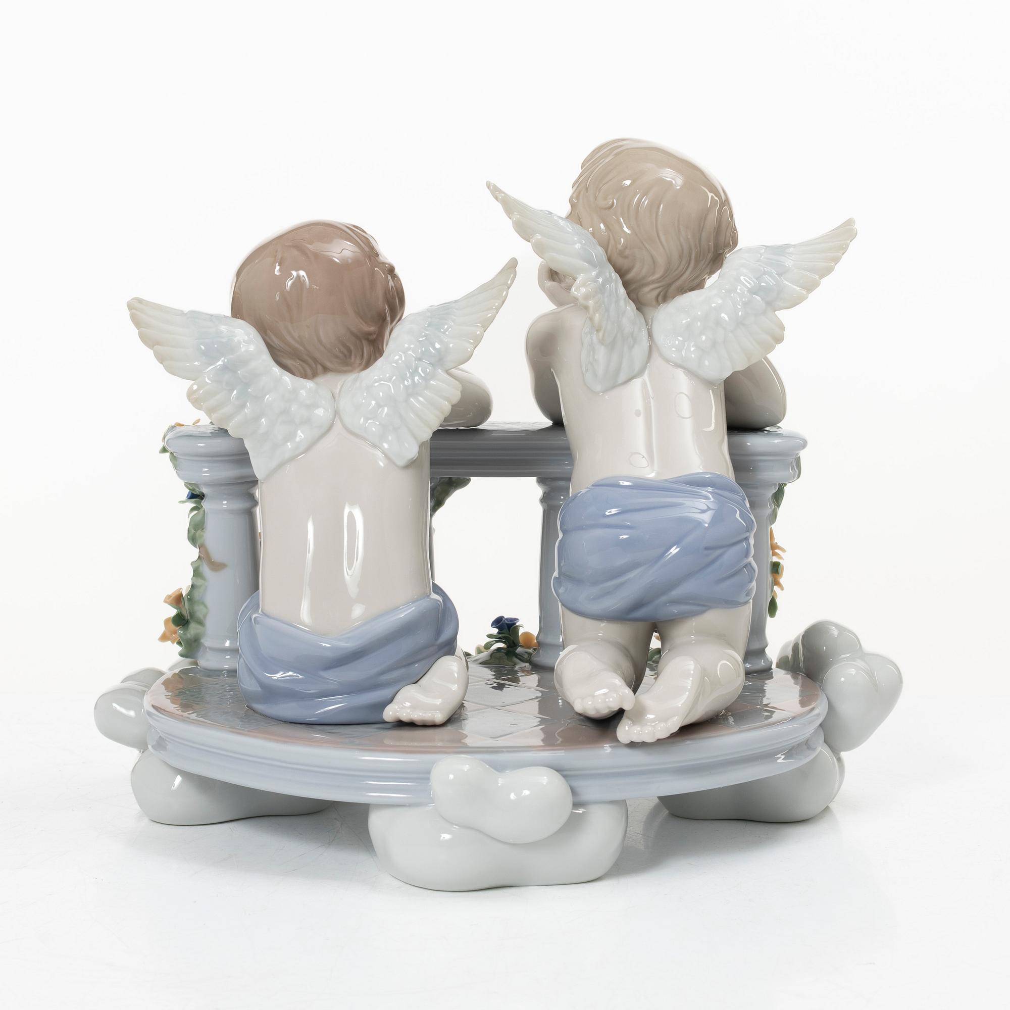 Lladró, figurine, "Celestial Balcony", Spain.