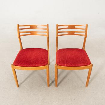 Chairs 3 pcs likely "101" Johannes Andersen for Vamo, Denmark, 1950s/1960s.