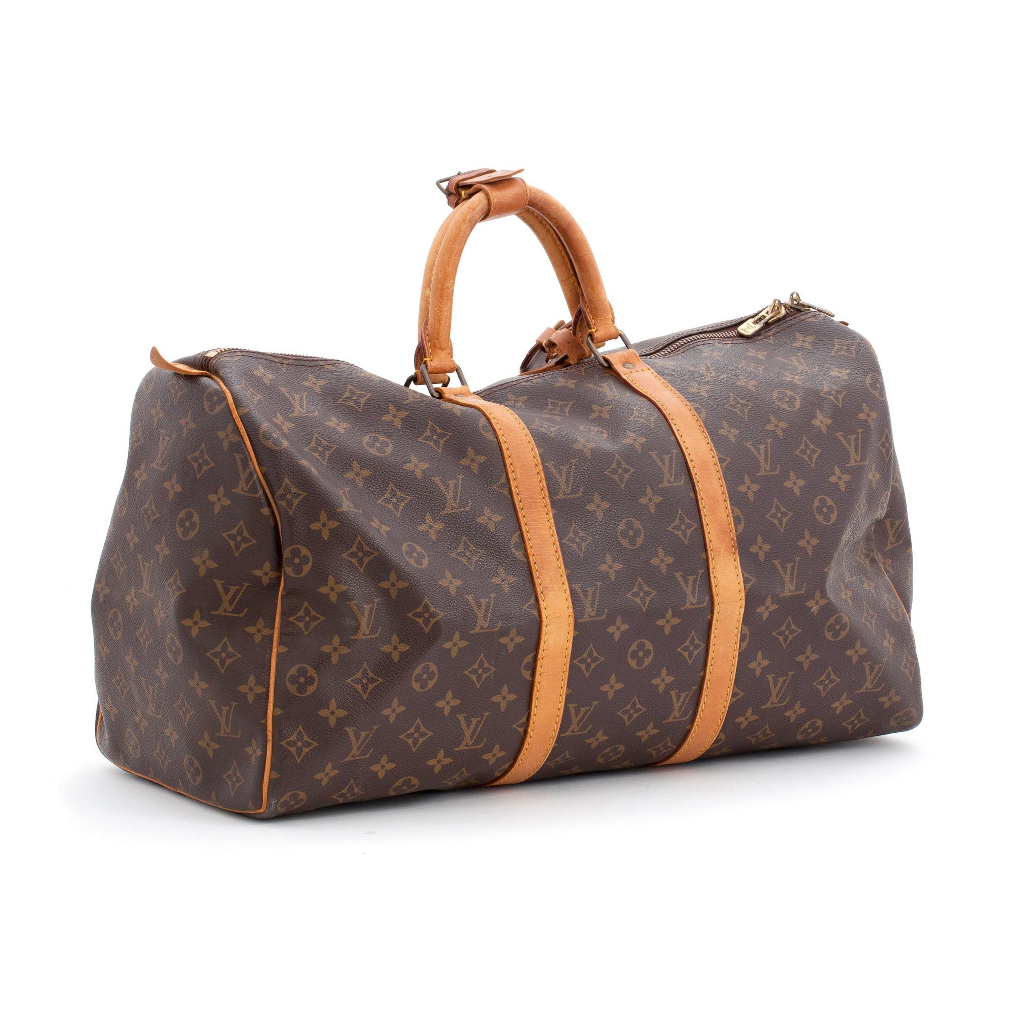 LOUIS VUITTON, a monogram canvas weekendbag, "Keepall  50".