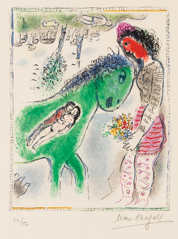 Marc Chagall, "Le cheval vert".