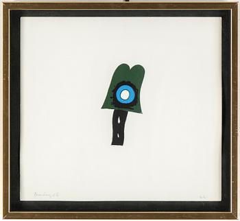 LAGE LINDELL, färglitografi, 4 st, signerade.