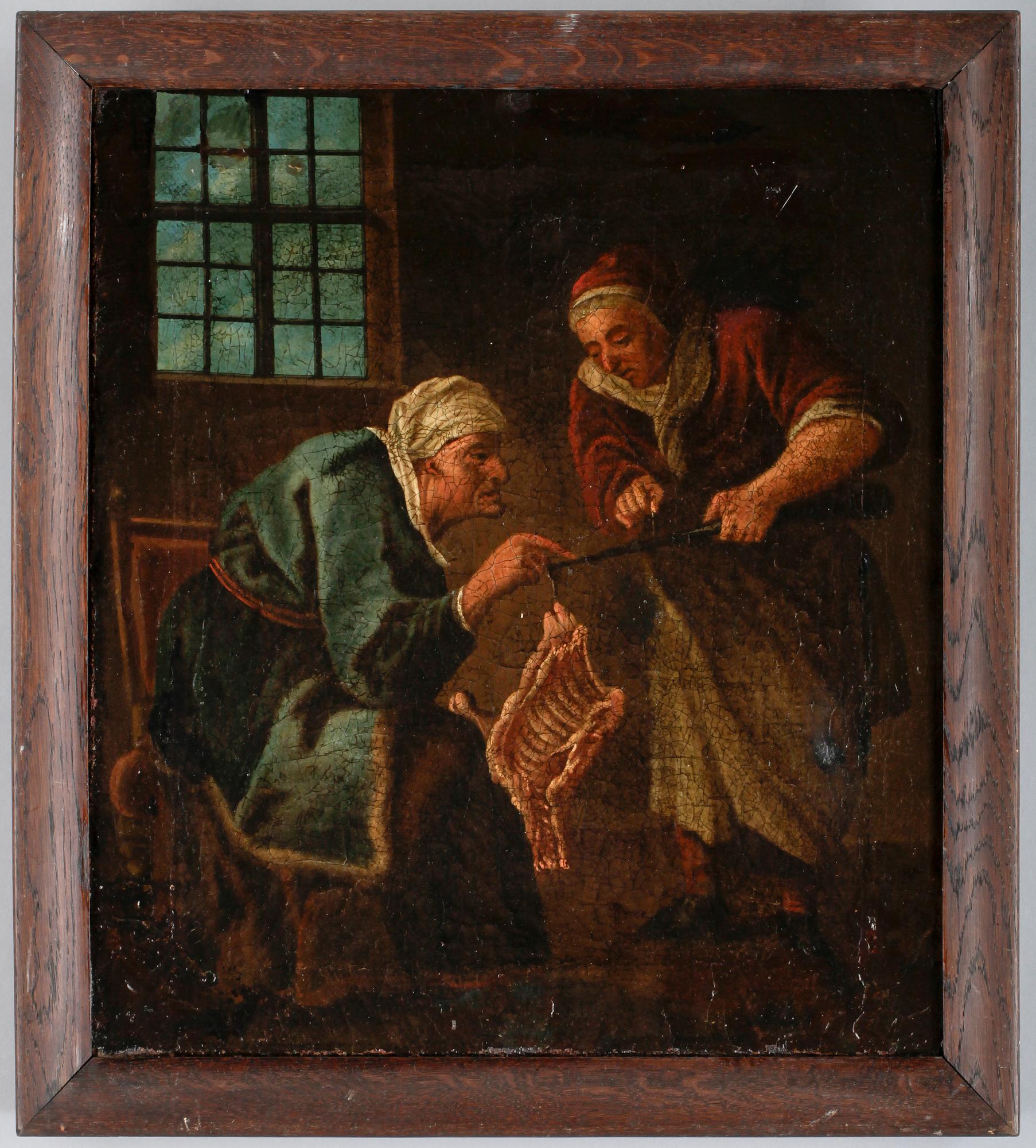 OKÄND KONSTNÄR, olja på duk, 1700-tal.