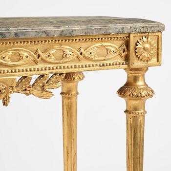 Konsolbord, Stockholmsarbete, 1700-talets slut, Sengsutavianskt.