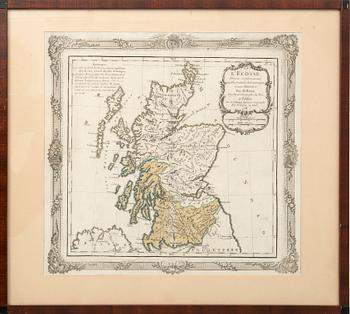 Maps of Europe, 8 pcs., 18th century, France.