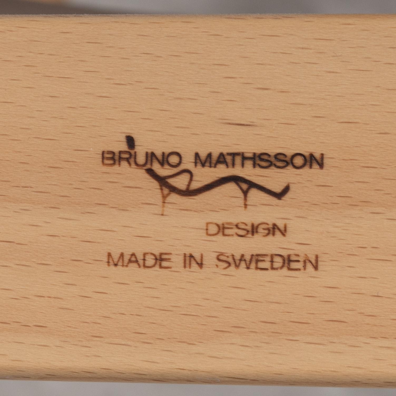 A 'Pernilla 3' lounge chair by Bruno Mathsson, dated 2003.