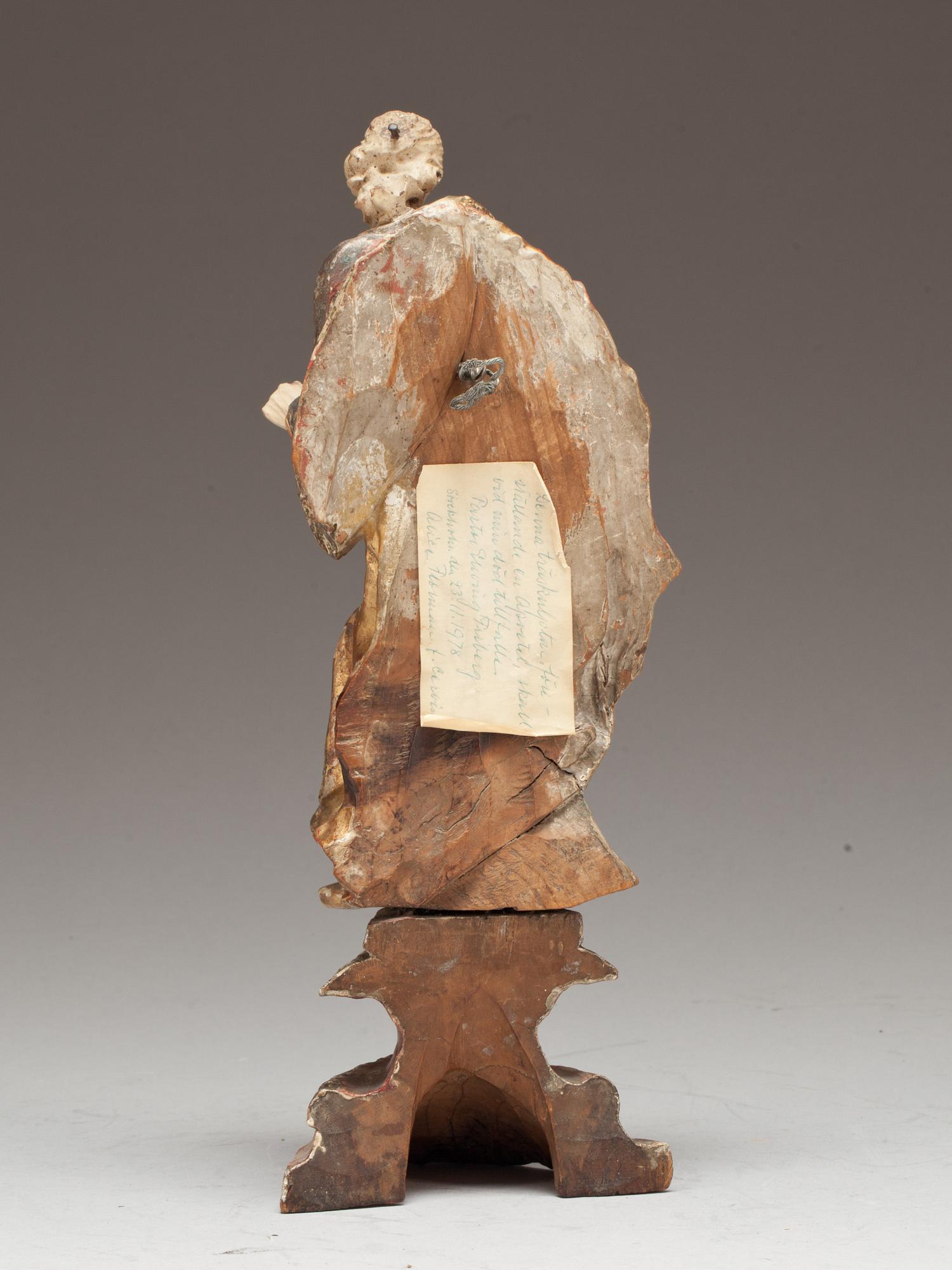 SKULPTUR, trä. APOSTEL,  Kyrkoskulptur. 1600-tal.
