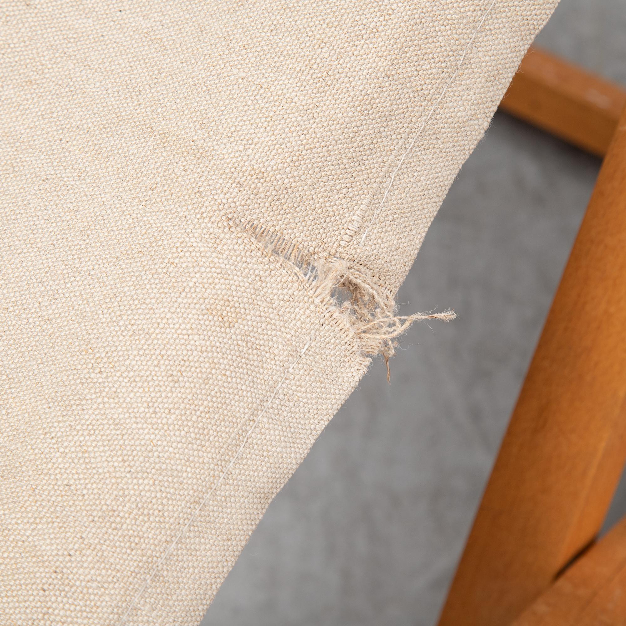 Mogens Koch, a 'MK16' folding stool + 1 another folding stool, Denmark.