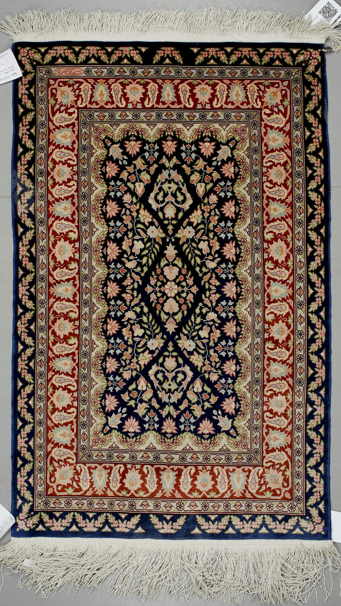 MATTA, silke, Turkiet, sannolikt Hereke, ca 75x47 cm.