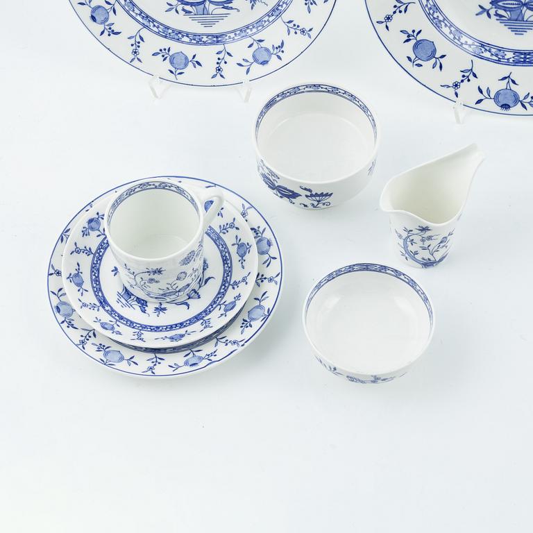 Stig Lindberg, servis, 98 delar, benporslin, "Dresden", Gustavsberg.