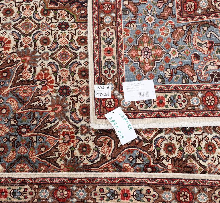 A carpet, Moud, c. 295 x 214 cm.