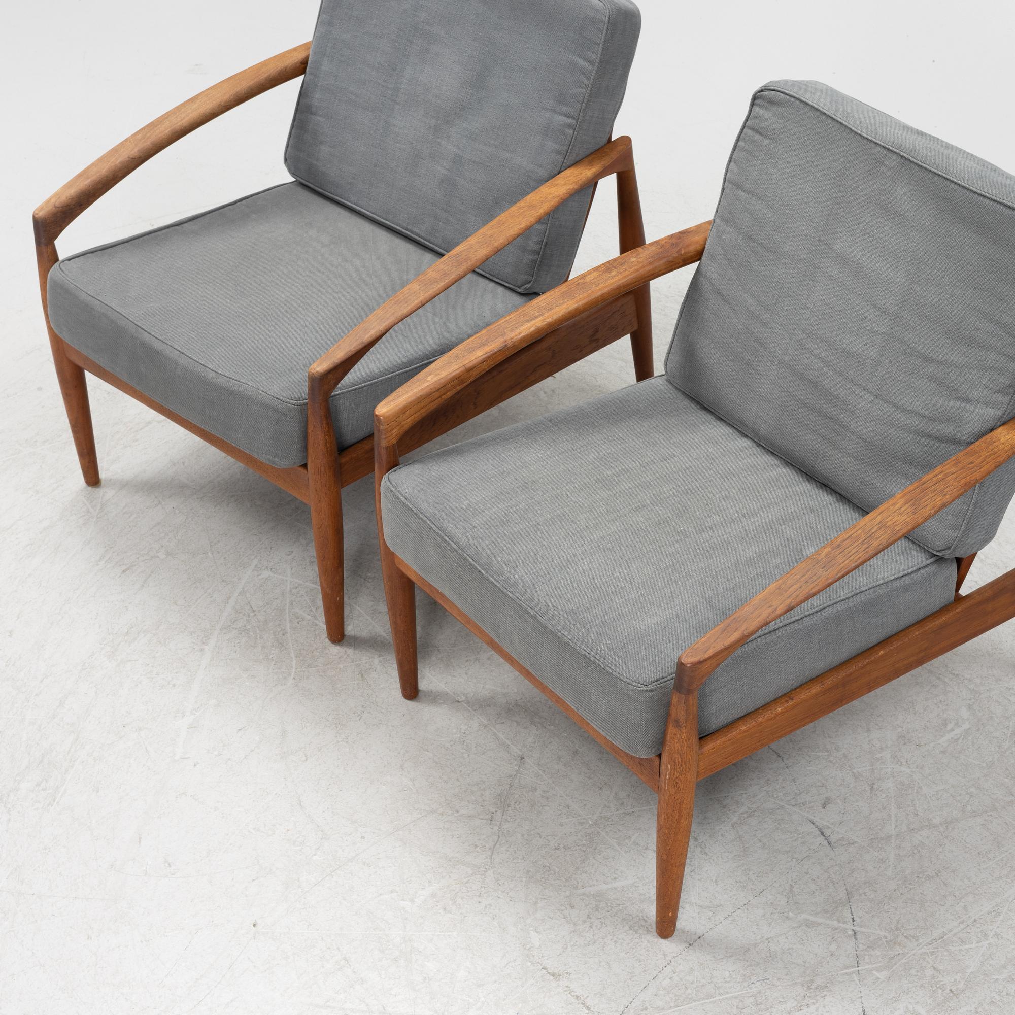 Kai Kristiansen, a pair of armchairs, model 121.