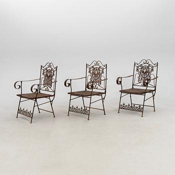 Garden Set, 7 Pieces, 20th Century.