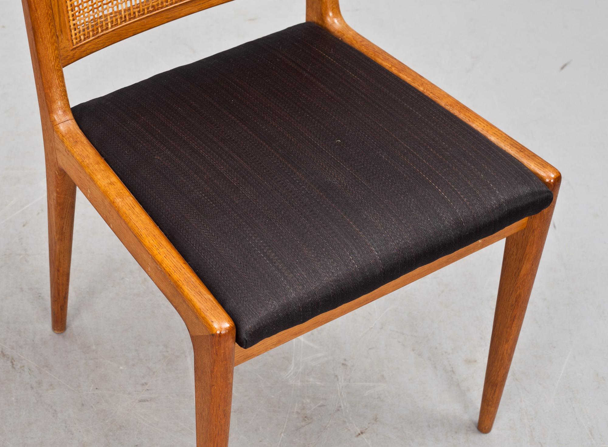 STOLAR, 8 st. Karl-Erik Ekselius, JOC Möbler, Vetlanda, 1900-talets mitt.