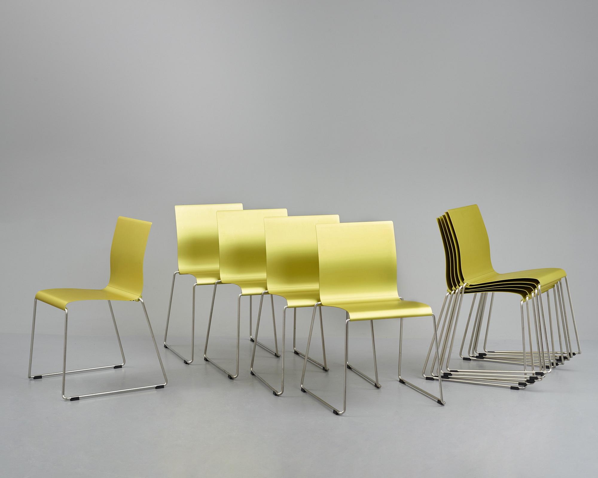 Fredrik Mattson, & Stefan Borselius, a set of 10 chairs, "Sting", Blå Station, Sweden, post 2003.