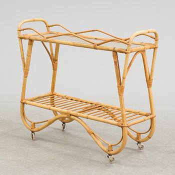 BLOMBORD, rotting och glas, 1900-talets mitt.