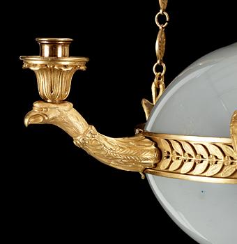 A hanging-lamp, 19/20 th century.