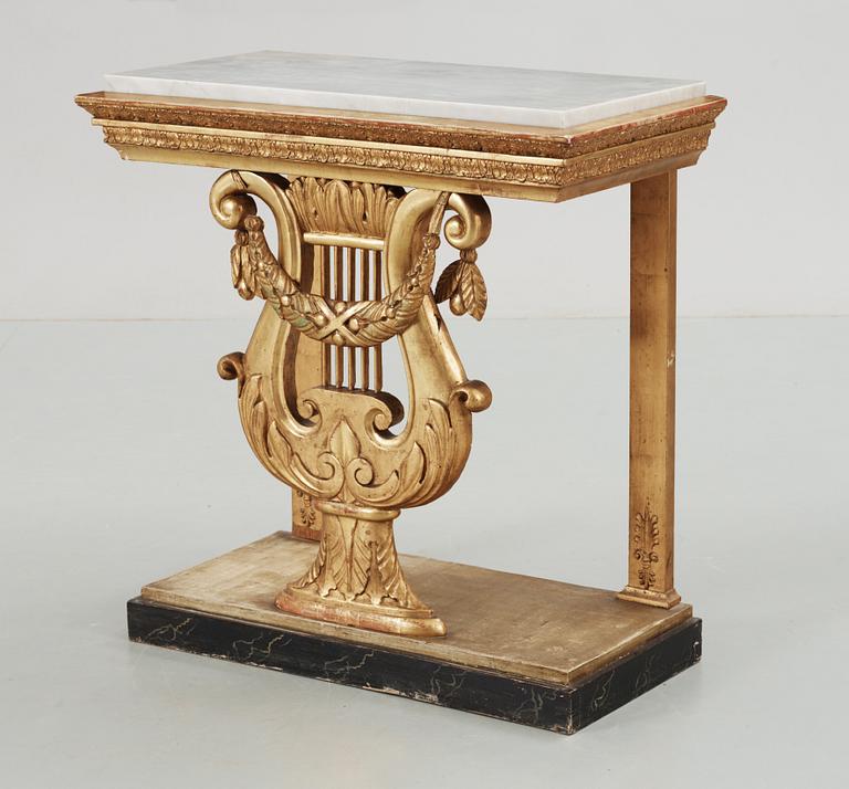 KONSOLBORD. Empire. Sverige, 1800-talets början.