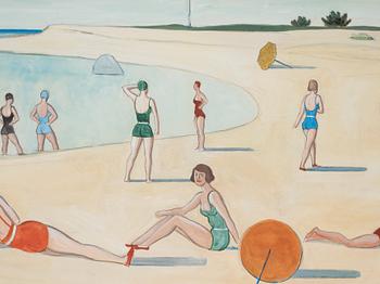 Einar Jolin, On the beach.