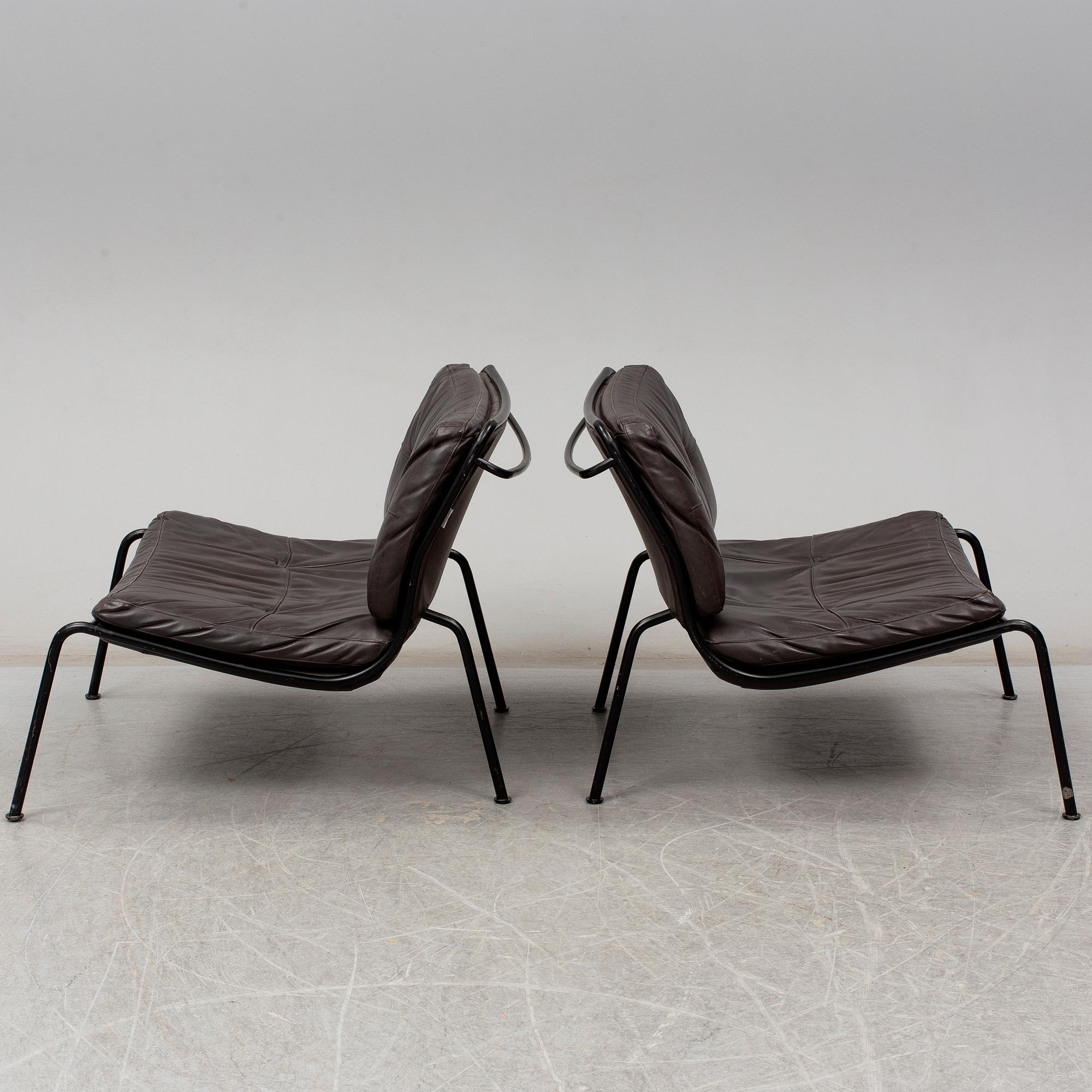 PIERO LISSONI, a pair of 'Frog' easy chairs, Living Divani.