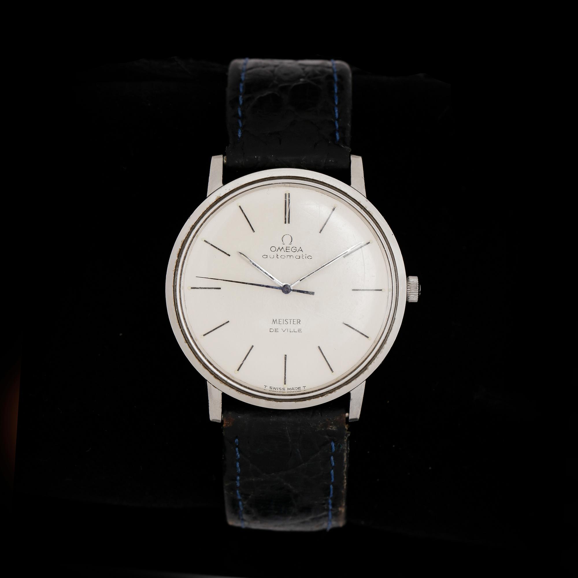 ARMBANDSUR, herr, Omega, Seamaster, Meister, DeVille, automatisk, stål, 1960/70-tal.