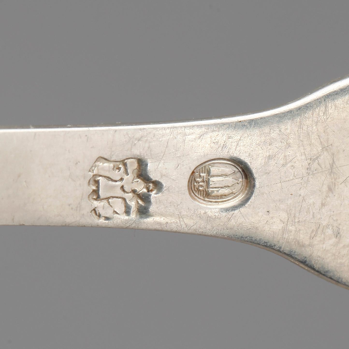PARTI SILVER, bland annat GAB, Stockholm, 1903. Totalvikt ca 468 gram.
