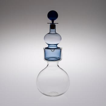 KAJ FRANCK, A DECANTER. The Bells of Kremlin. Signed K. Franck, Nuutajärvi Notsjö. 1960s.