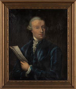 OIDENTIFIERAD KONSTNÄR, olja på duk, bär signatur atergo samt daterad atergo 1786.