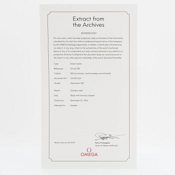 OMEGA, Seamaster 300, "Patent Pending".