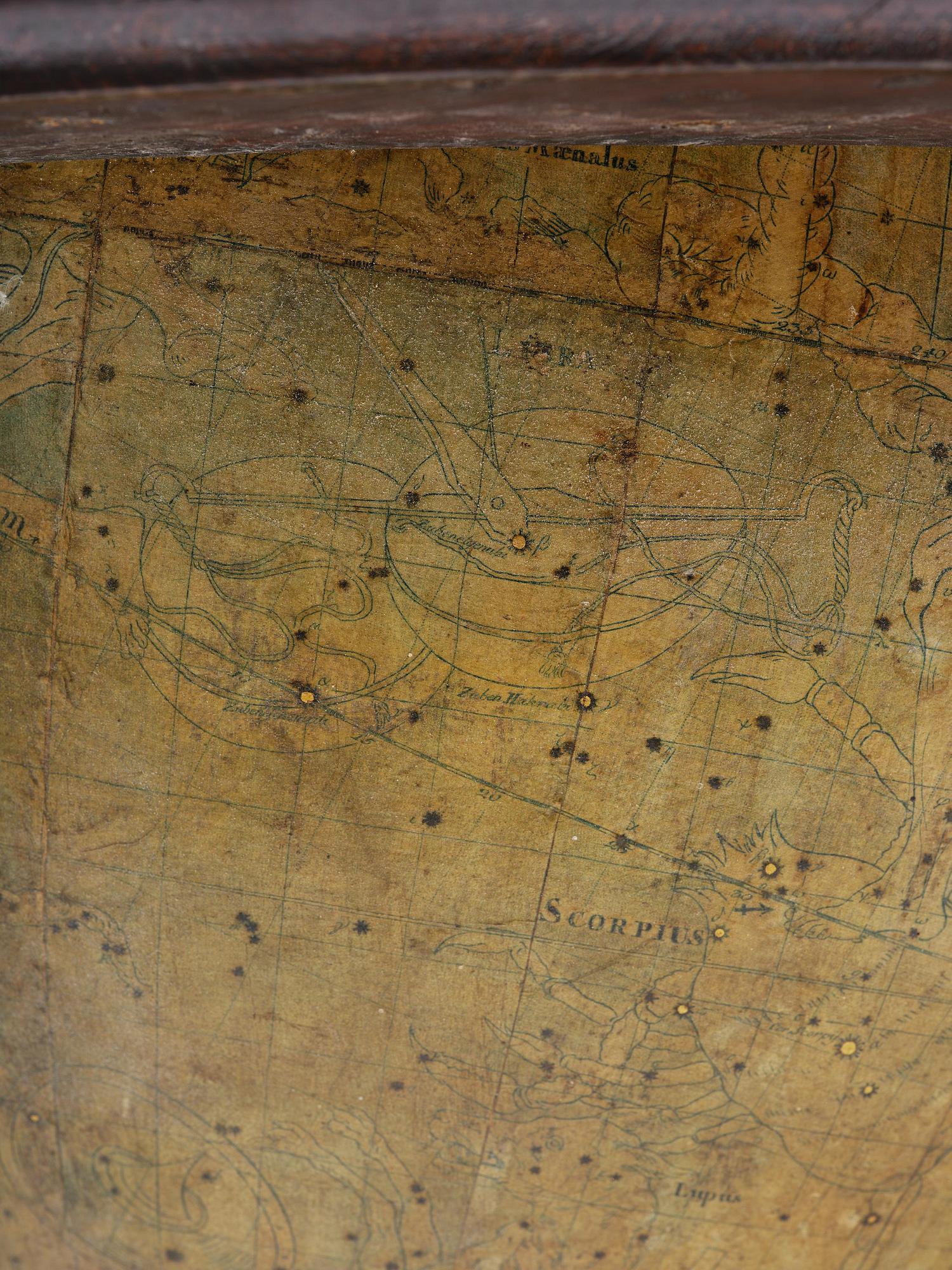 A celestial globe by A. Åkerman (manufacturer of globes in Uppsala 1759-78), 1766.