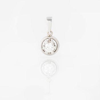 HÄNGE, med briljantslipad diamant ca 0.15 ct.