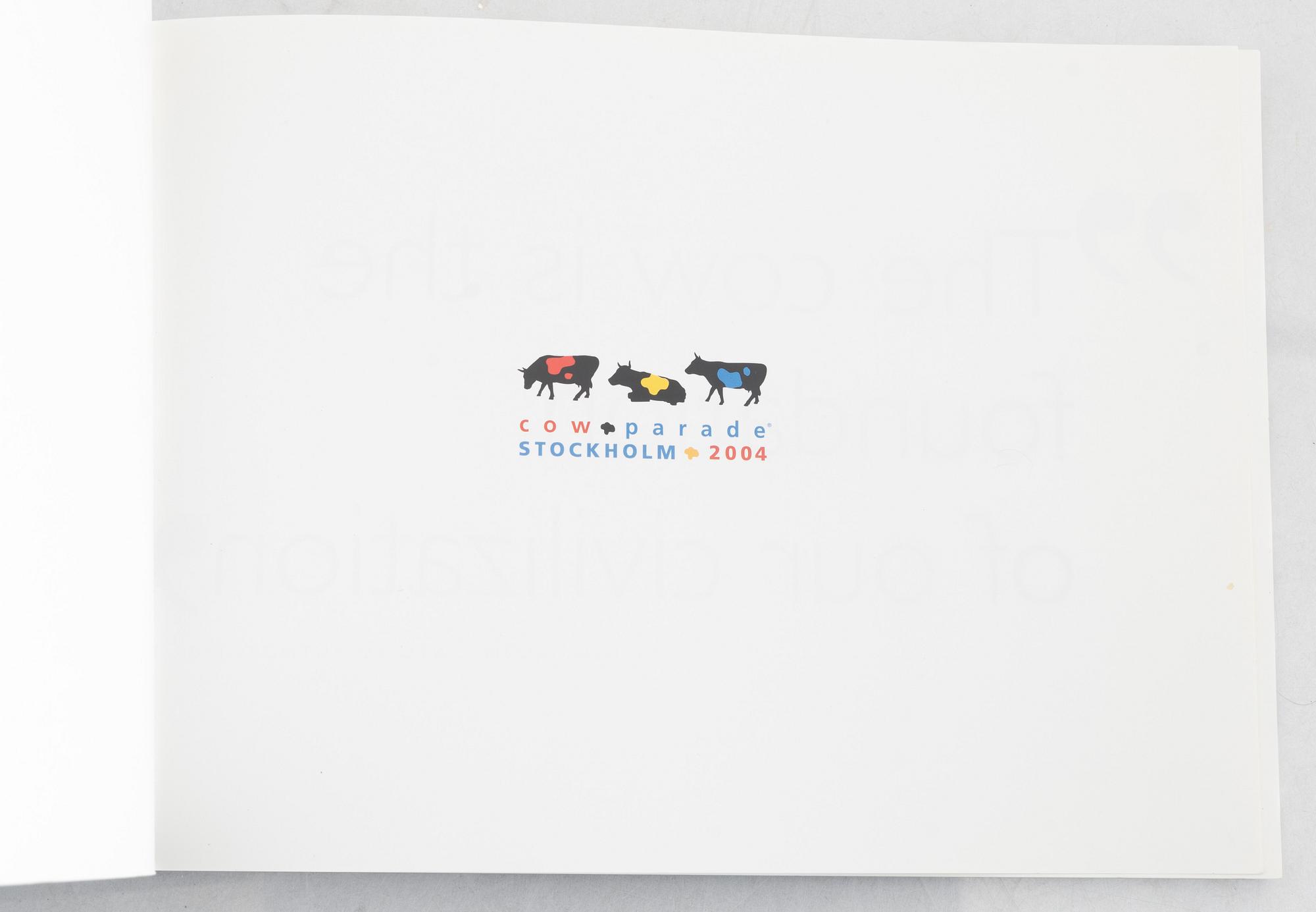 Figurines, 4 pcs, "Cow Parade", 2003-06.