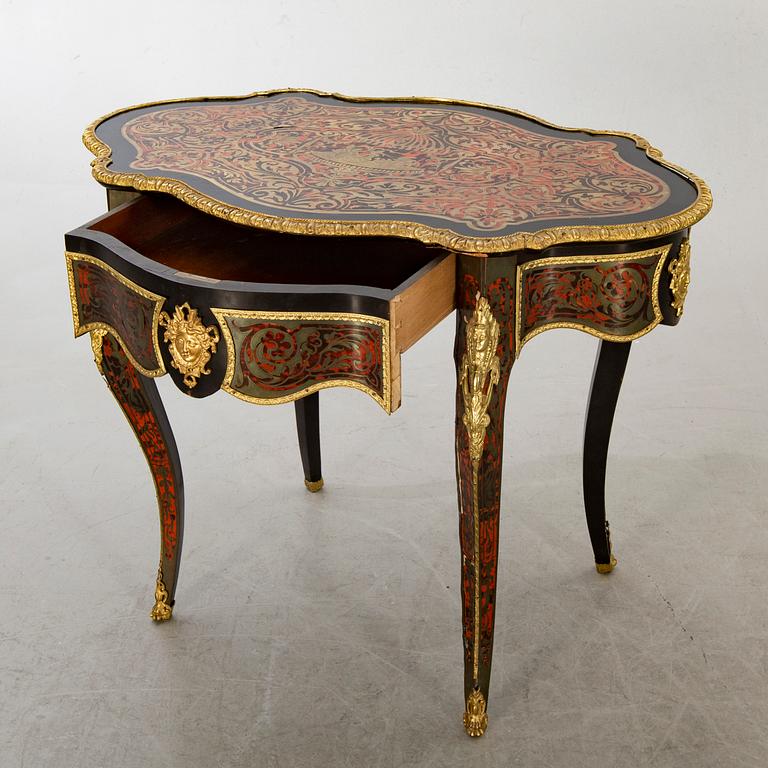A French Louis XV style Boulle Inlay Writing Desk.
