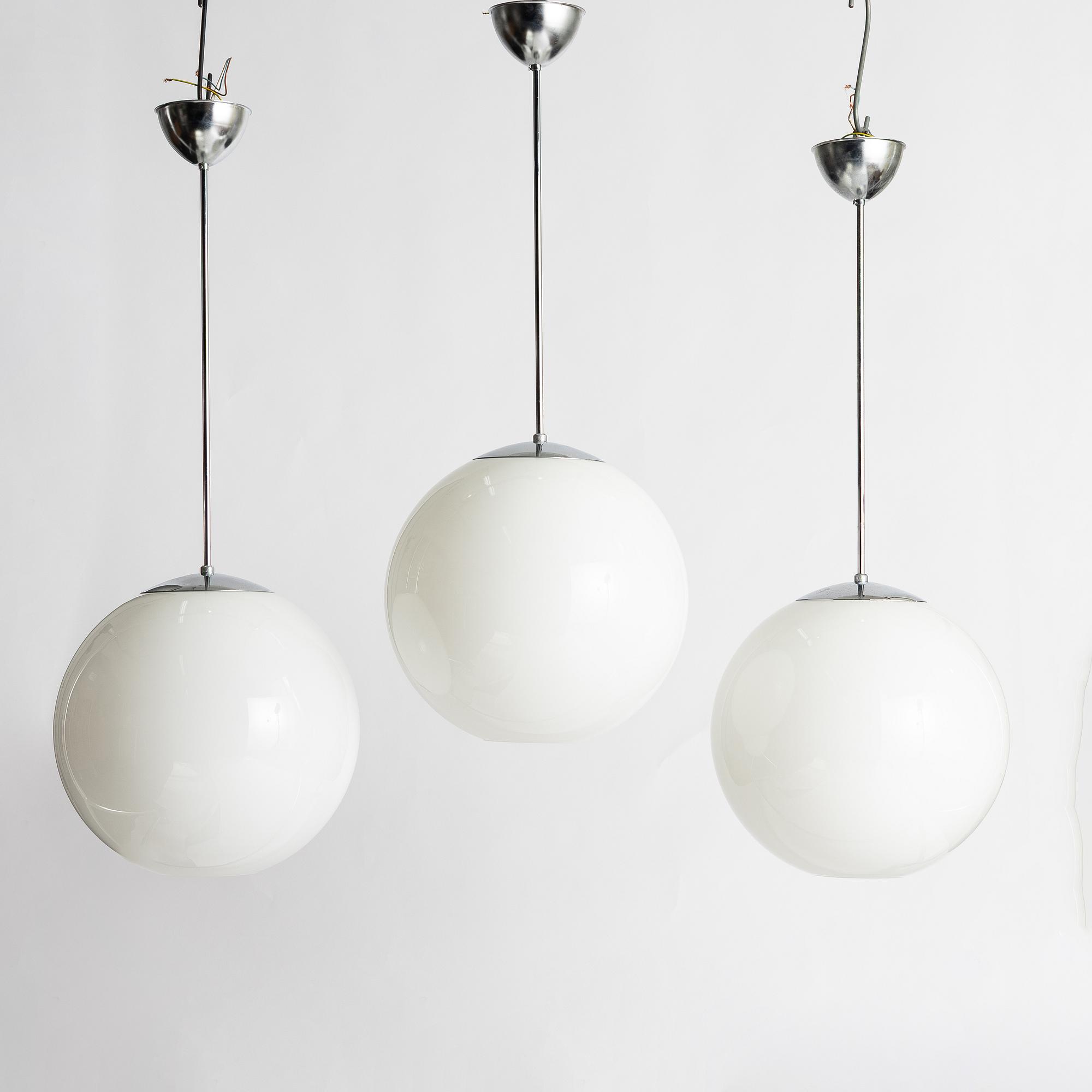 Taklampor, 3 st, Fox design, samtida.