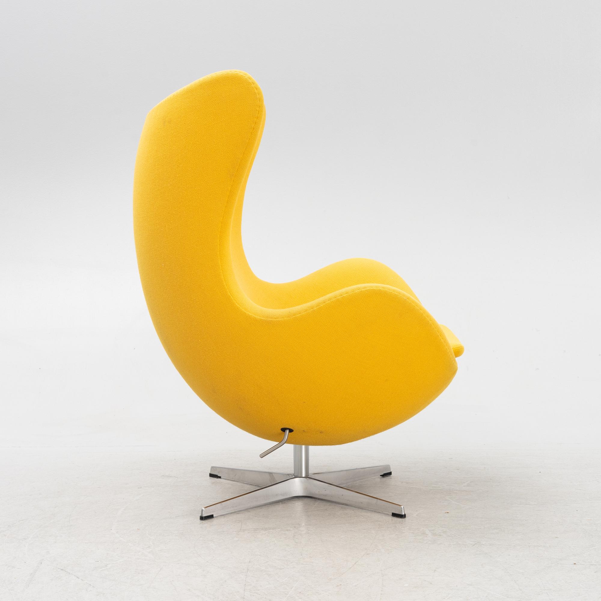 Arne Jacobsen, fåtölj, "Ägget", Republic of Fritz Hansen, Danmark, 2006.