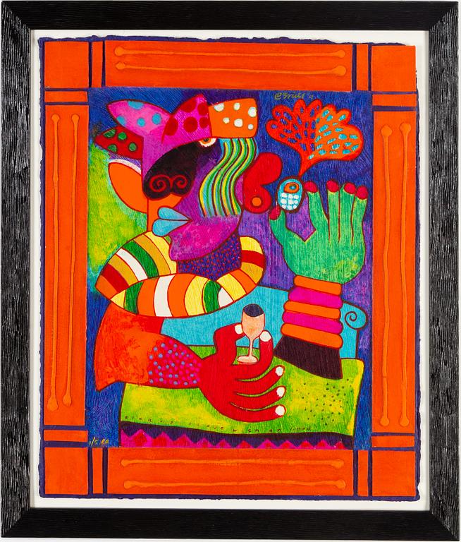 CLEMENS BRIELS, Silkscreen, signed ea 1/5. Dated -11.