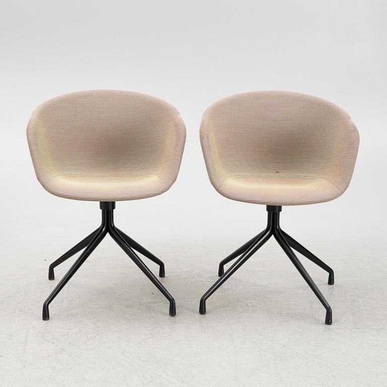Hee Welling & Hay, a set of eight 'AAC 221', chairs, Denmark.