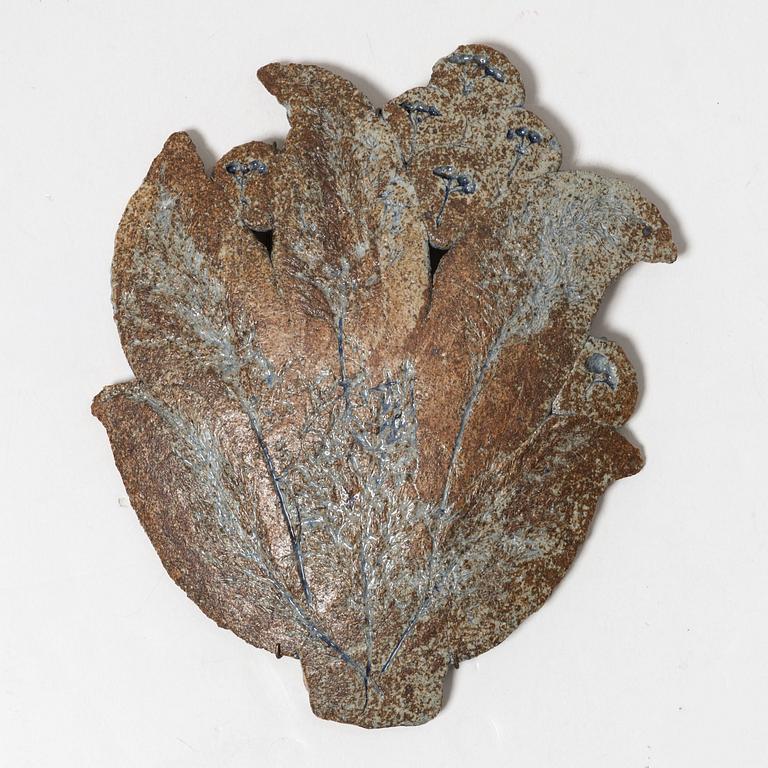 Francesca Mascitti-Lindh, a stoneware wall relief, Arabia, Finland.