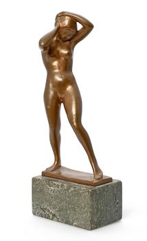 OSCAR JOHANNESSON, skulptur, brons, Otto Meyers Eftr. Fud.