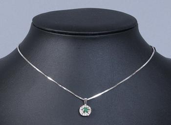 HALSBAND, brilljanter samt vitguld.