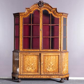 A display cabinet, Holland, 19th Century.