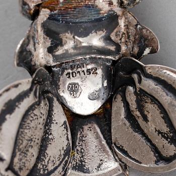 FIGUR, silver, Spanien, 1900-tal. Vikt ca 123 gram.