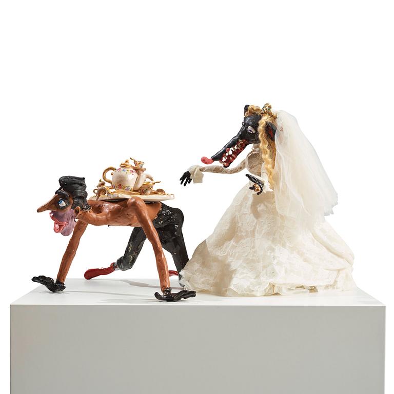 Nathalie Djurberg & Hans Berg, "The Brain Has Corridors - Rat Bride".