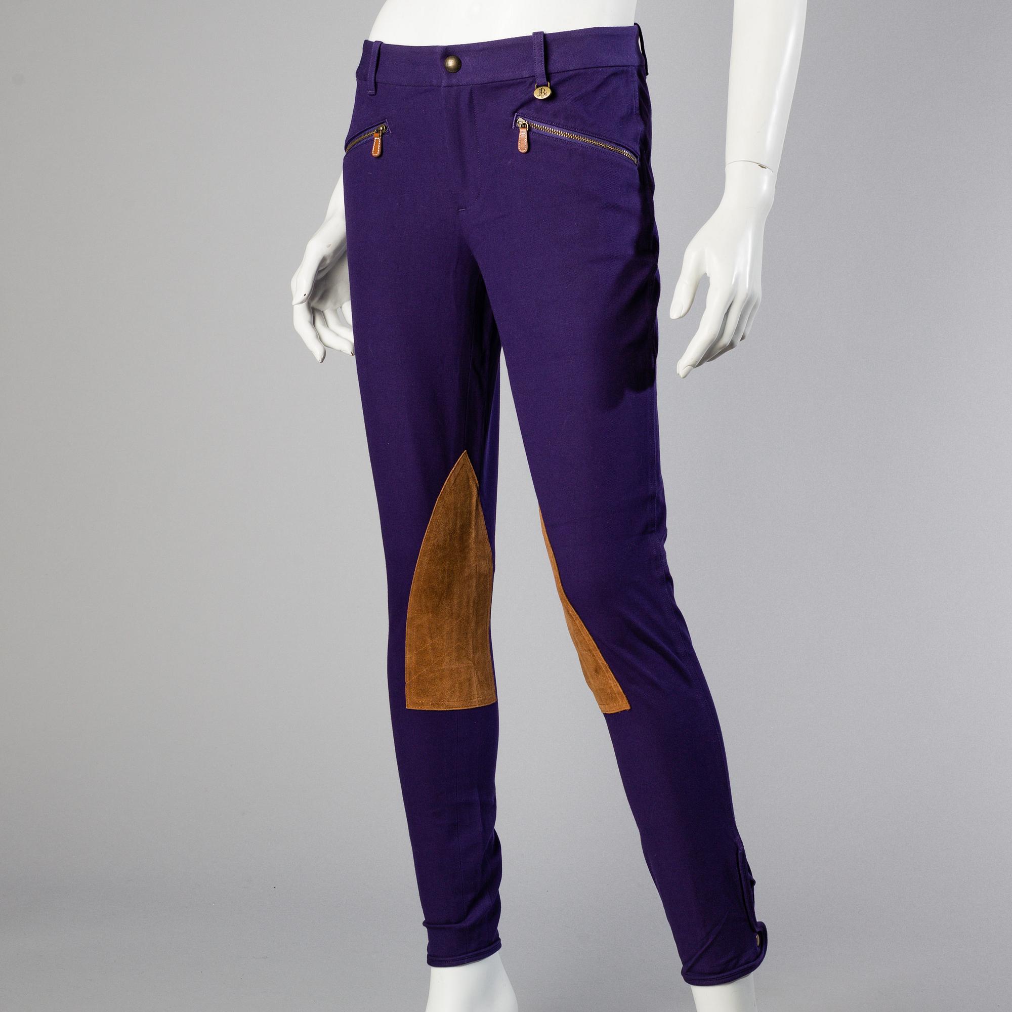 Three pair of trosers by Ralph Lauren.