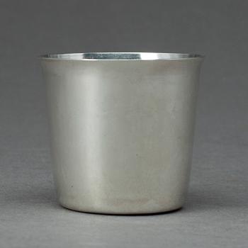 BÄGARE, 12 st, silver, Flavia, 1949. Tot ca 373 gram.