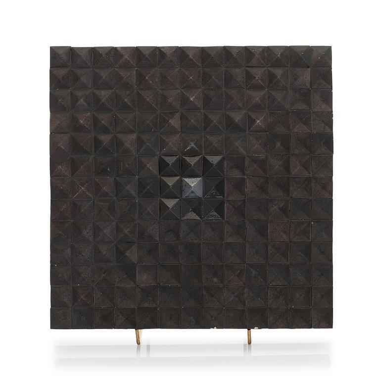 Rut Bryk, a 1980's 'Window' relief signed Rut Bryk.