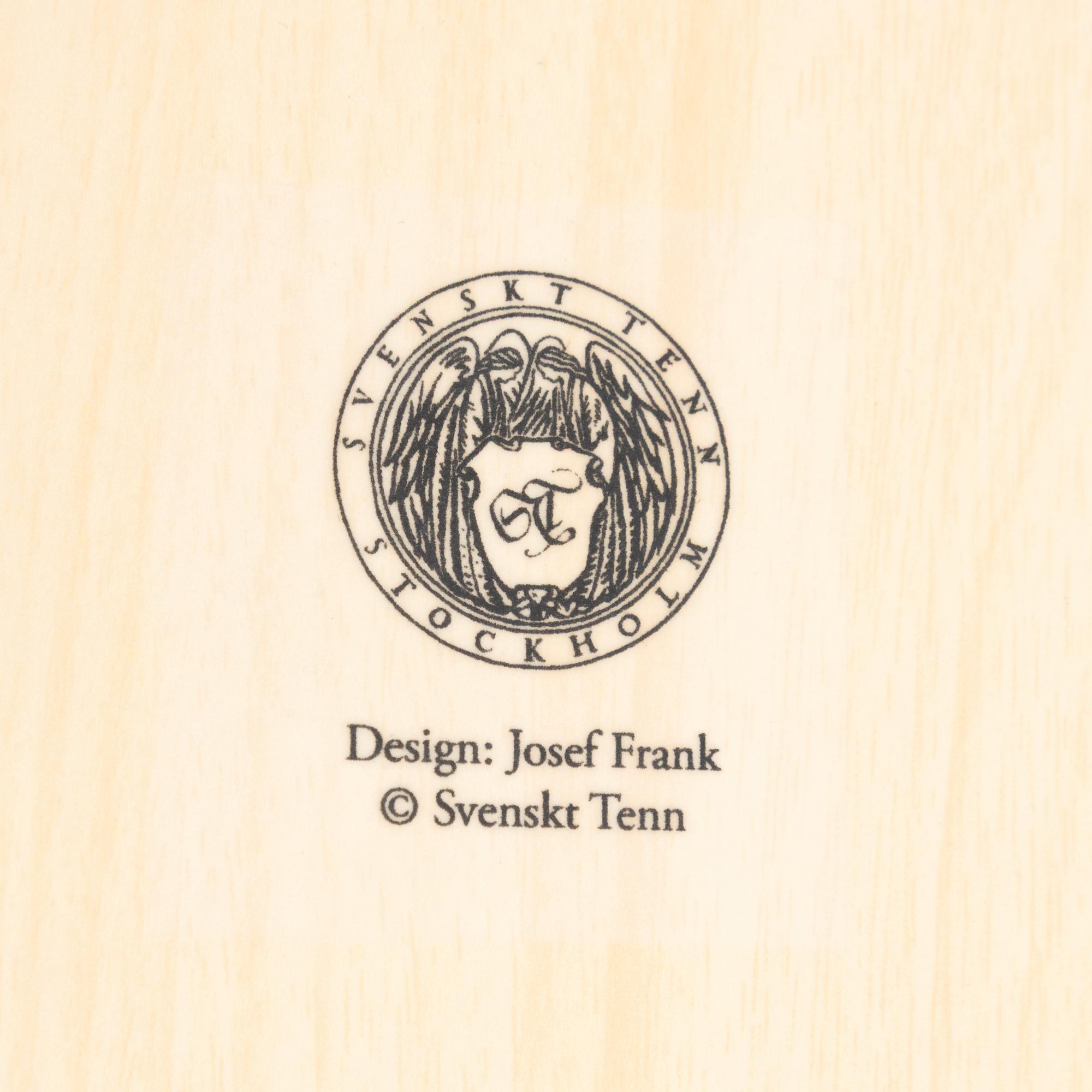 Josef Frank, a tray table, Firma Svenskt Tenn.