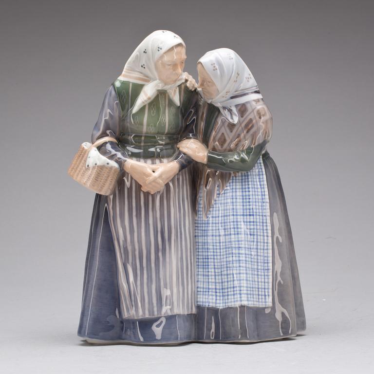 FIGURIN, porslin. Royal Copenhagen, Danmark.