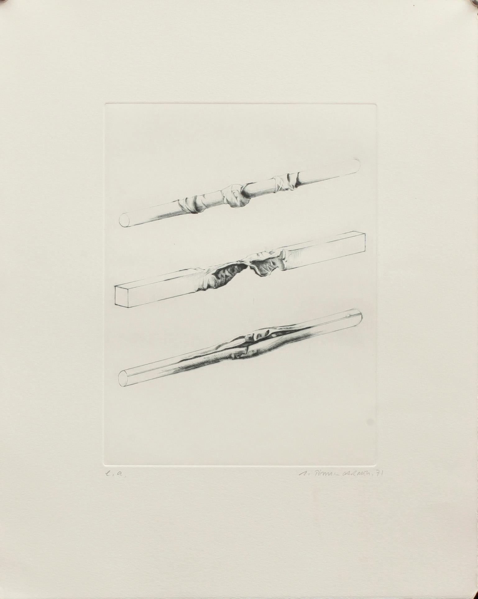 GERARD TITUS-CARMEL, 8 st, färglitografier och etsningar, sign, dat och numr.